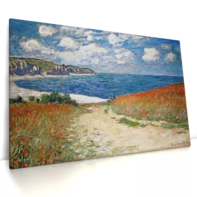 Strandweg zwischen Weizenfeldern - Claude Monet - Poster oder Leinwandbild