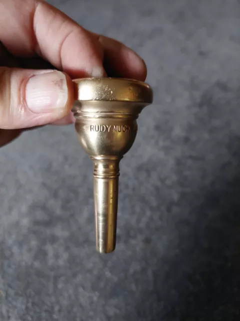 Vintage Rudy Muck "22" Cushion RimTrombone Mouthpiece Vintage Rudy Muck "22" Cushion RimTrombone Mouthpiece