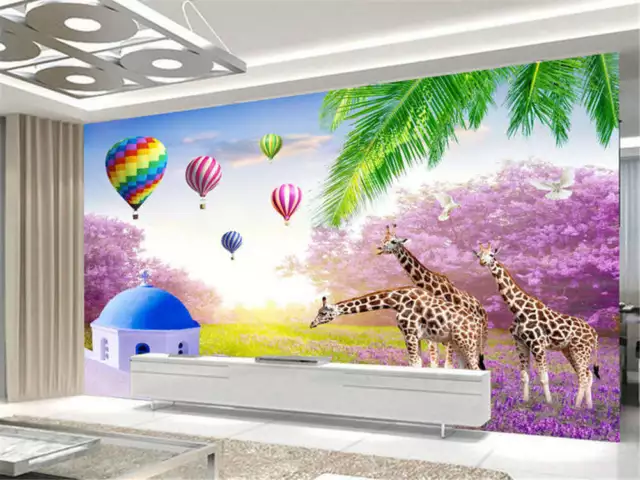 Novel Vibrant Field 3D Full Wall Mural Photo Wallpaper Printing Home Kids Decor 2