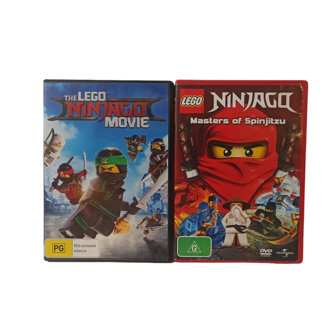 LEGO NINJAGO MOVIE & Spinjitsu DVD Adventure Children Kids Family