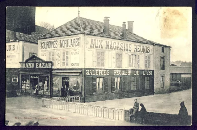 Carte Postale Ancienne 52 - BOURBONNE les BAINS Bazar MAGASINS REUNIES de l'EST