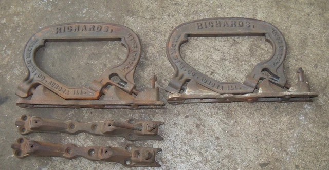 Vint. Richards Wilcox MFG CO 1881 BARN POCKET DOOR TROLLEY, Parts, WILL SEPARATE