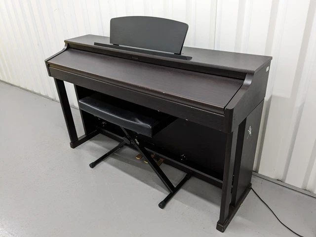 Roland HP203 digital piano and stool in dark rosewood finish stock number 24077