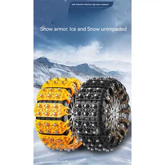 Thickened Snow Chains Car Anti-Skid Tire Chains for Car SUV Pickup Truck Van