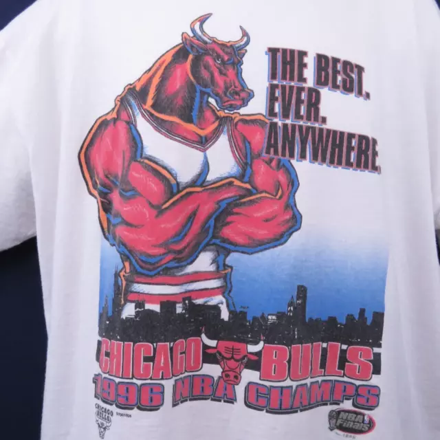 STARTER, Shirts, Vintage 997 Starter Xl Tshirt Chicago Bulls 1996 Nba  Championship