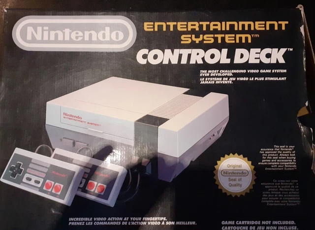 [BOITE VIDE] Console Nintendo NES CONTROL DECK SANS CONSOLE NI POLY
