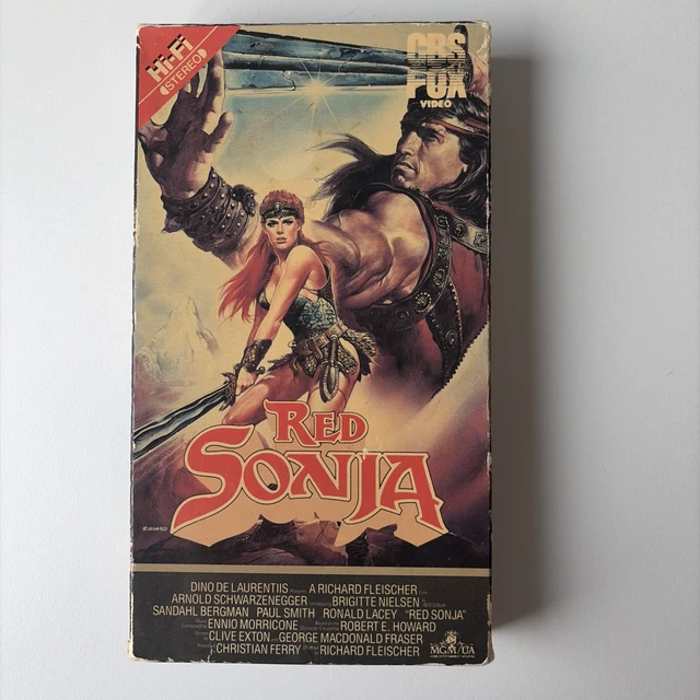 Red Sonja [VHS](中古品) RED SONJA VHS Arnold Schwarzenegger Brigitte Nielsen 1985 CBS Fox