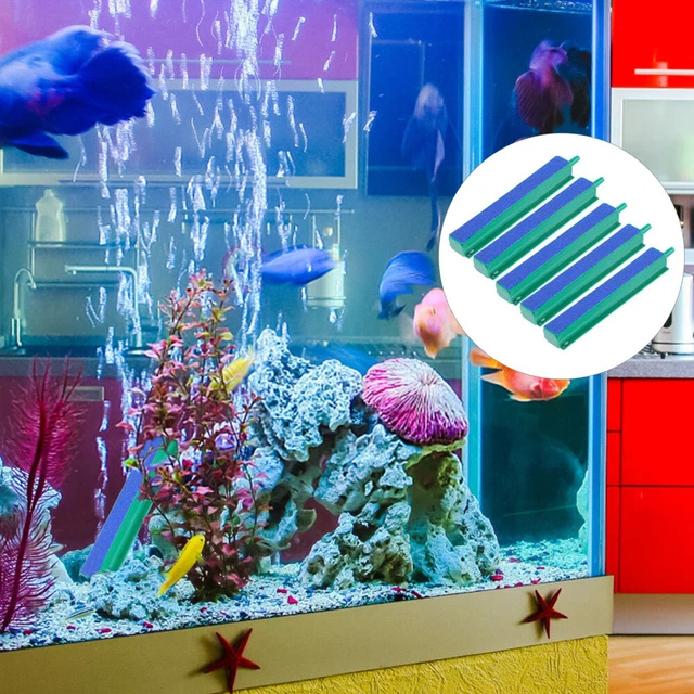 5 unidades tanque Ask aire piedra burbujas difusor barra oxígeno elevador de burbujas