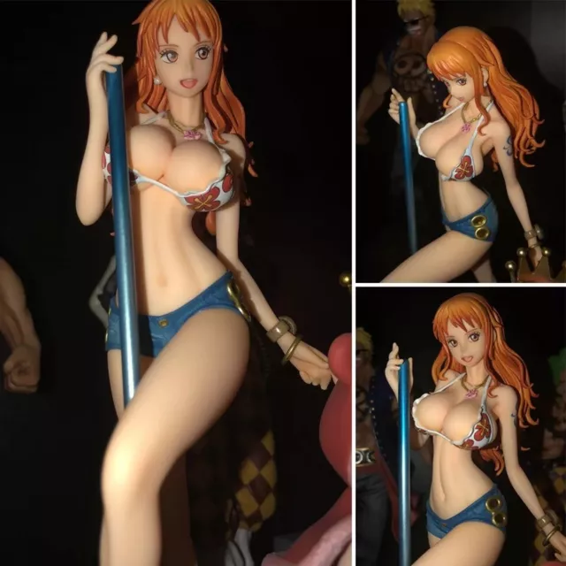 One piece Figurine nami sexy 23cm pôle dance Jouets decoratif Collection Manga