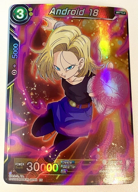 ANDROID 18 FOIL BT13-110 C NM Waifu Card Cell Saga $4.99 - PicClick CA