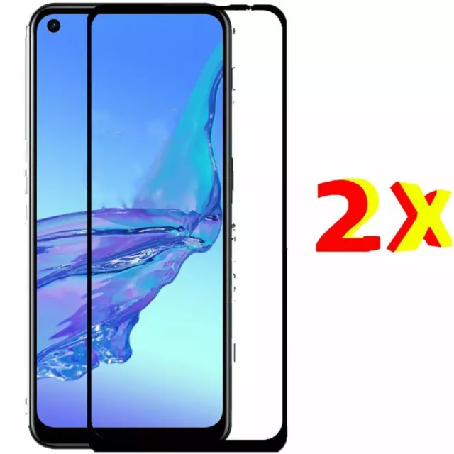 2x Protectores Pantalla Cristal Templado Completo Oppo Find X3 Lite 5G Protector