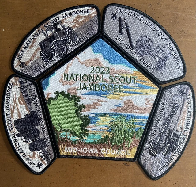 MINT 2023 NATIONAL Jamboree 5 Piece JSP Set Mid Iowa Council Tractors
