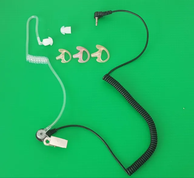 Schallschlauch Security Headset Kopfhörer 3.5 mm Klinke.+ EAR-MOULD links S,M,L