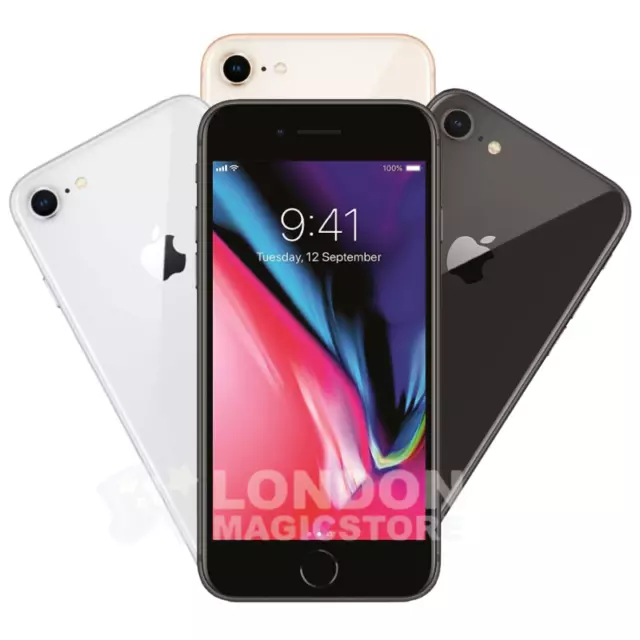 New Boxed Apple iPhone 8 64GB 256GB Unlocked Smartphone 100% Battery Health A+++