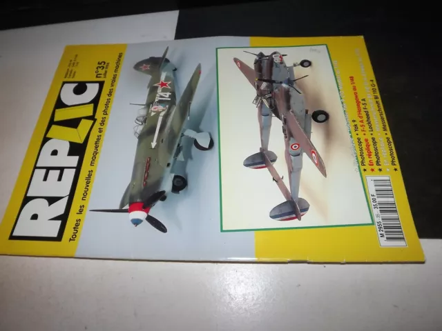 ** Revue REPLIC n°35  Yak 9 / Lockheed F 5 A / Messerschmitt Bf 110 G 4