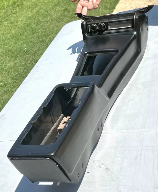 1970-1977 Pontiac Firebird Trans Am Formula OEM GM Black Console /8-Track Player