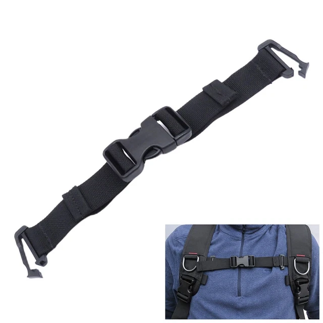 Sangle De Poitrine SGERUFZ (lot De 3) – Nylon Résistant, Réglable 18–40 Cm, Anti-dérapant, Pour Sac à Dos, Rando, Vélo