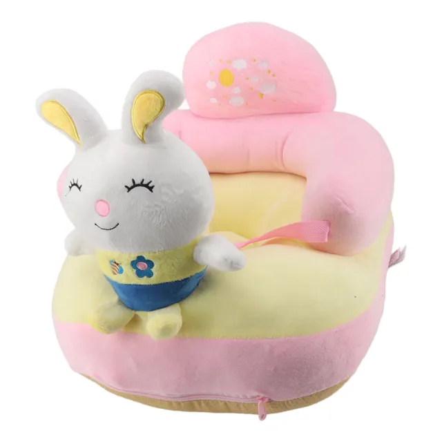 Rechargeable Baby Learn Sitting Support Plush Baby Sofa Chair Rabbit