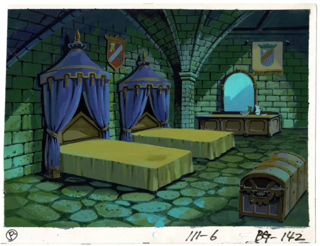 SCOOBY DOO 1978 3rd Season Animation Production Background Hanna Barbera Ep 6 D