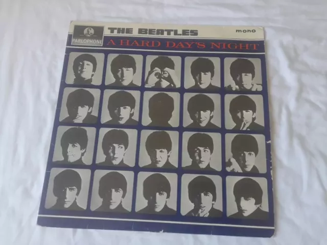 The Beatles - A Hard Days Night 1964 Mono 1st Press UK Vinyl LP VG+/VG+