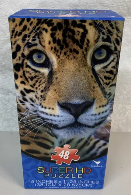 Cardinal Super HD Puzzle 48 Piece Leopard