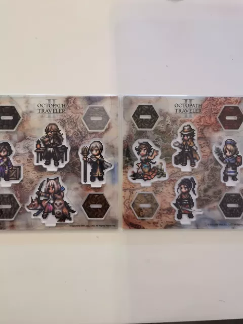 Octopath Traveler II Acrylic Stand Set west east continent Square