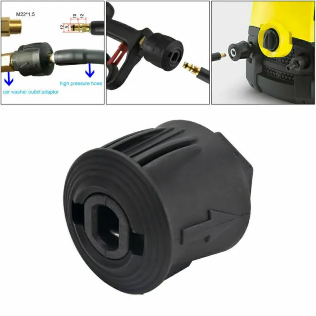 M22 High Pressure Washer Hose Adapter Quick Release Fit For Karcher K Series
