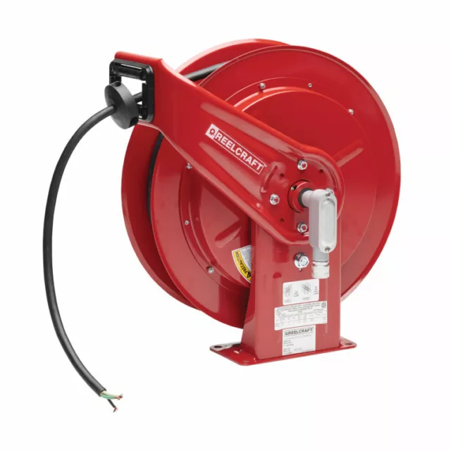 Reelcraft DP7650 Ohp 3/8 in. x 50 ft. Compact Dual Pedestal Hose Reel