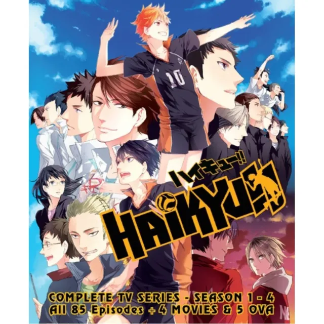 DVD Anime Haikyuu!! Season 4: To The Top (1-25 End + 2 OVA) English  Subtitle