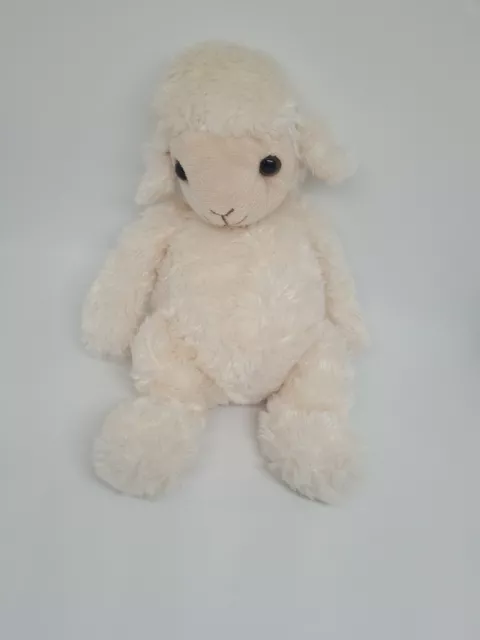 49 - Doudou Peluche Mouton Beige Blanc  Roda Rodadou Neuf