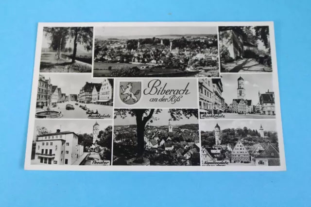 Ak - Postcard - Biberach a. D. Cut - Used 1954 - Div. Small Views /163