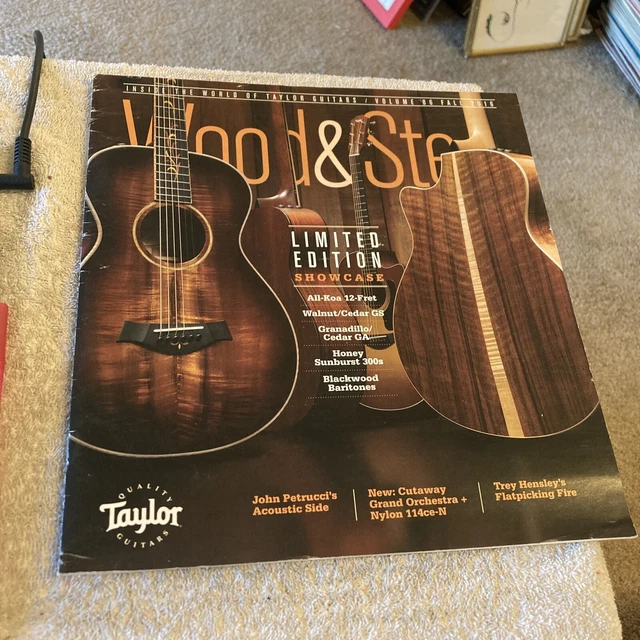 TAYLOR GUITARS WOOD & STEEL Magazine Fall 2016 Ltd Edition Showcase