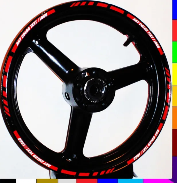 Motorcycle Rim Stripes Wheel Decals Tape Stickers Zx636 R Zx6R Zx7R Zx9R Zx14