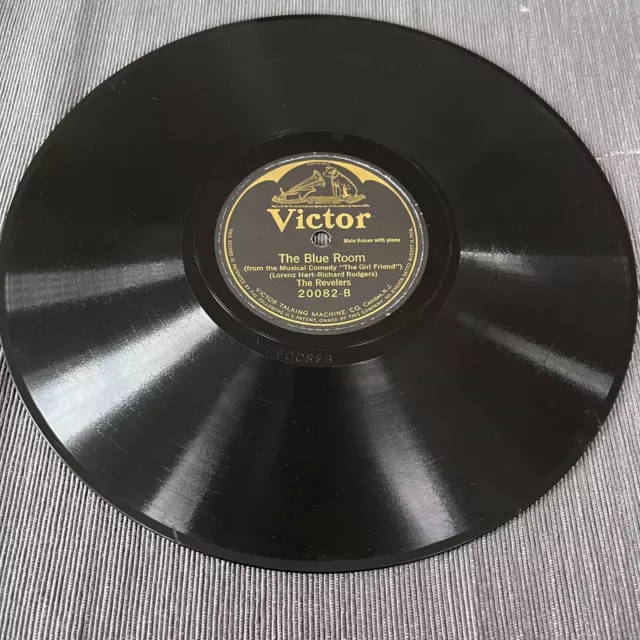 THE REVELERS  Valencia / The Blue Room  78 RPM  Victor 20082