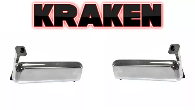 Outside Door Handle For Ford Mustang 1979-1993 Capri 1979-1986 Chrome Metal Pair