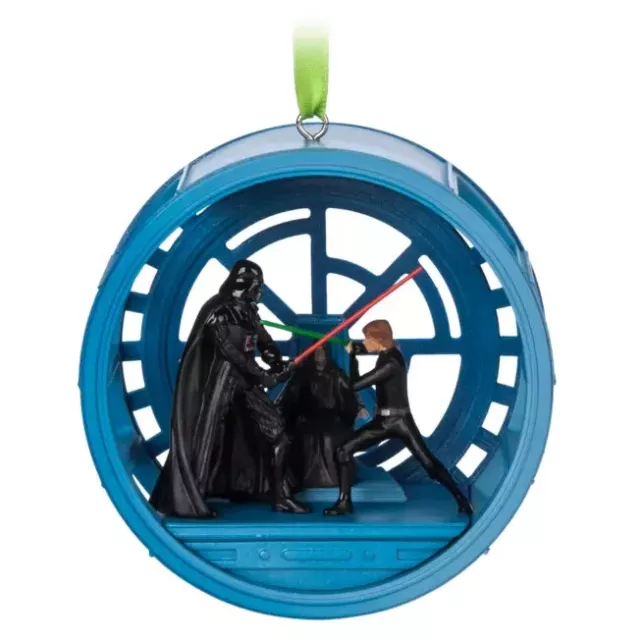Disney Parks Star Wars Darth Vader and Luke Skywalker Hanging Ornament NWT