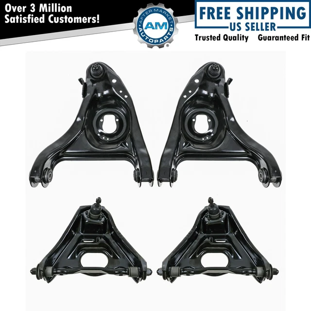 FRONT UPPER & Lower Control Arms w/ Ball Joints 4 Piece Set for Chevy