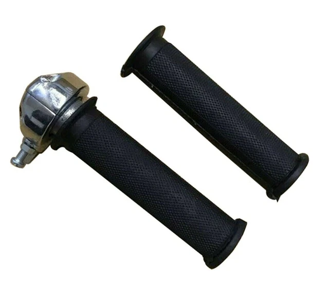 Classic 7/8" Throttle Twist Grip Set For BSA, AJS, Triumph & More Motorcycles