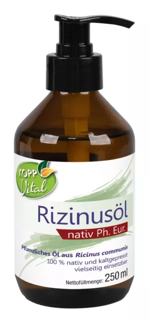 KOPP Vital® Rizinusöl nativ Ph. Eur. 250 ml nativ und kaltgepresst