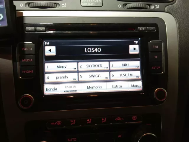 518158 Sistema Audio / Radio Cd Para Volkswagen Scirocco (137) | 3C8035195