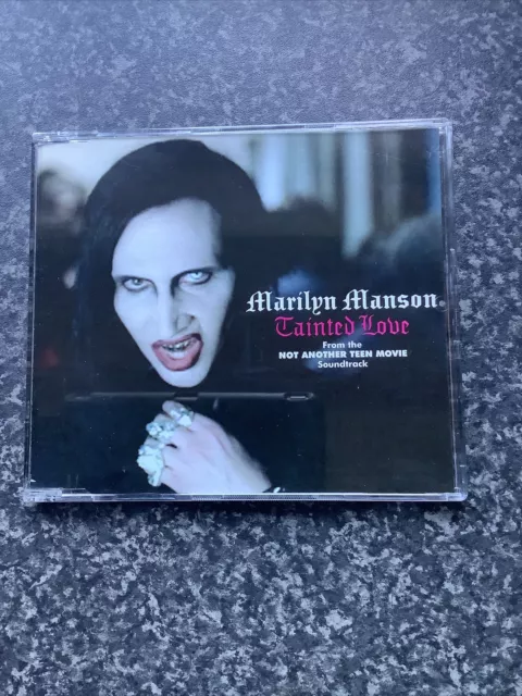 Marilyn Manson 'Tainted Love' 4 Track Cd Single 2001 Maverick Superb Free Post