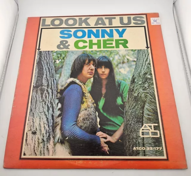 Sonny & Cher Look at Us 1965 Vinyl Lp Atco 33-177 Mono Dust Jacket Excellent