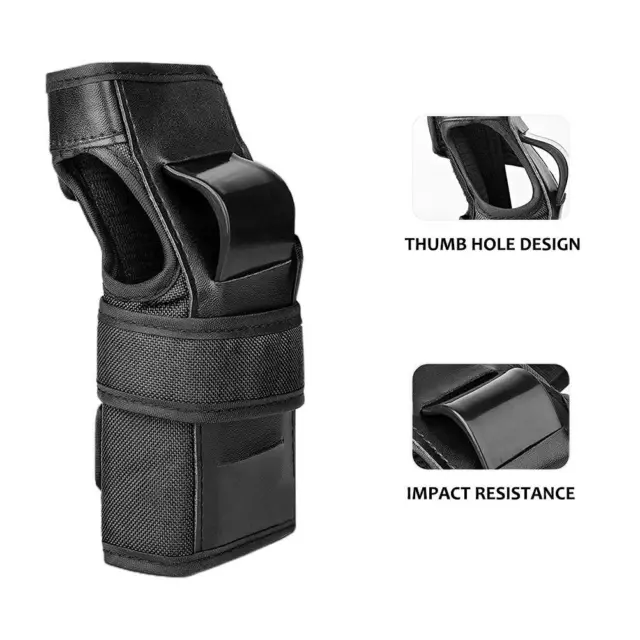 6 In 1 Professional Protector Set Adjustable Knee Pads Elbow Pads Hand Guard(01