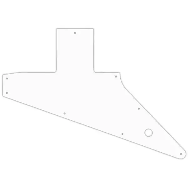 USA CUSTOM PICKGUARD für GIBSON® 2010-2018 EXPLORER®  3 Ply PG WHITE WBW