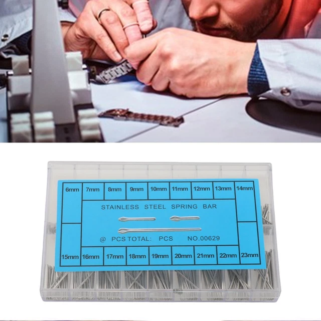 360 Barre A Molla Per Cinturini Orologio - 18 Dimensioni Da 8-25mm, Con Strumenti Di Riparazione - Foto 9