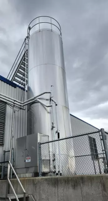 6000 Gallon Jacketed Tank, Insulated, Stainless Steel, With Mixer