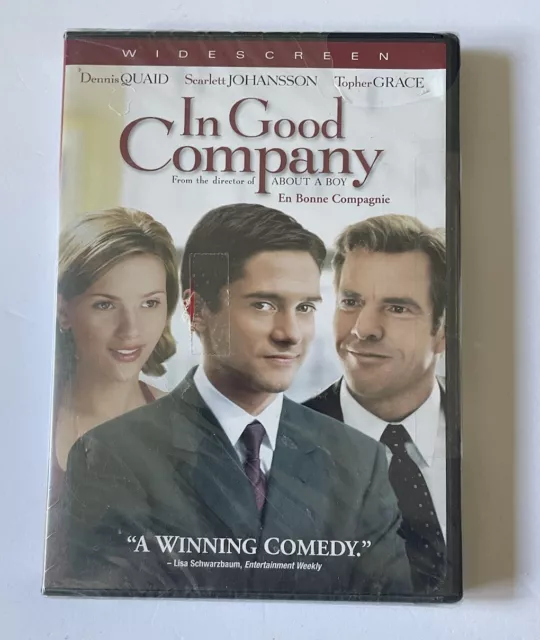 In Good Company 2004 DVD Topher Grace Scarlett Johansson Dennis Quaid Romcom NEW