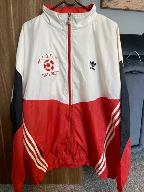 Adidas tracksuit top. Vintage. Early / Mid 80’s Tag. Size XL