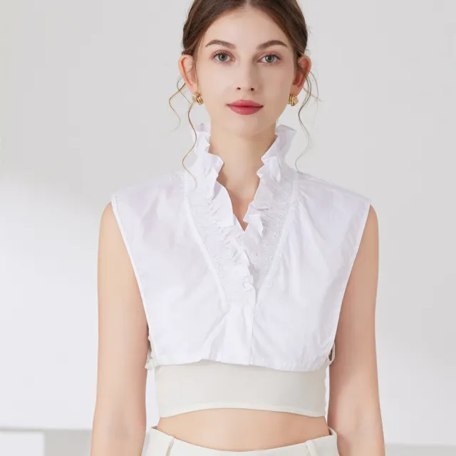 Cotton False Collar Women Fake Half-Shirt Blouse Ladies Detachable Collar