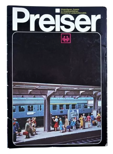 Catalogo Preiser 1974 modelli in scala di figure veicoli accessori modellismo